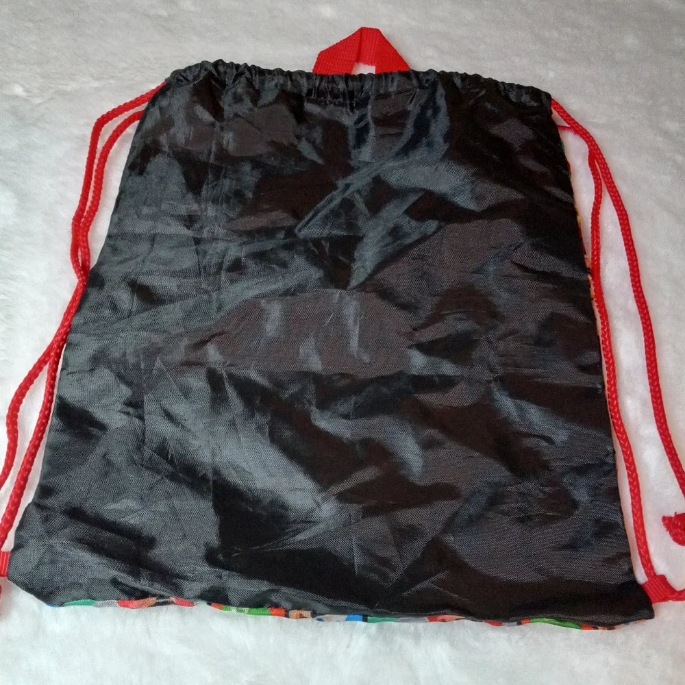 Super Mario Bros Bioworld Drawstring Backpack